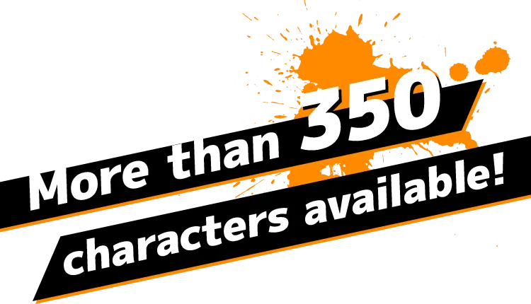 More than 350 characters available!
