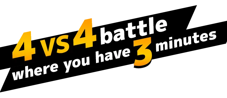 4v4 battle where you have